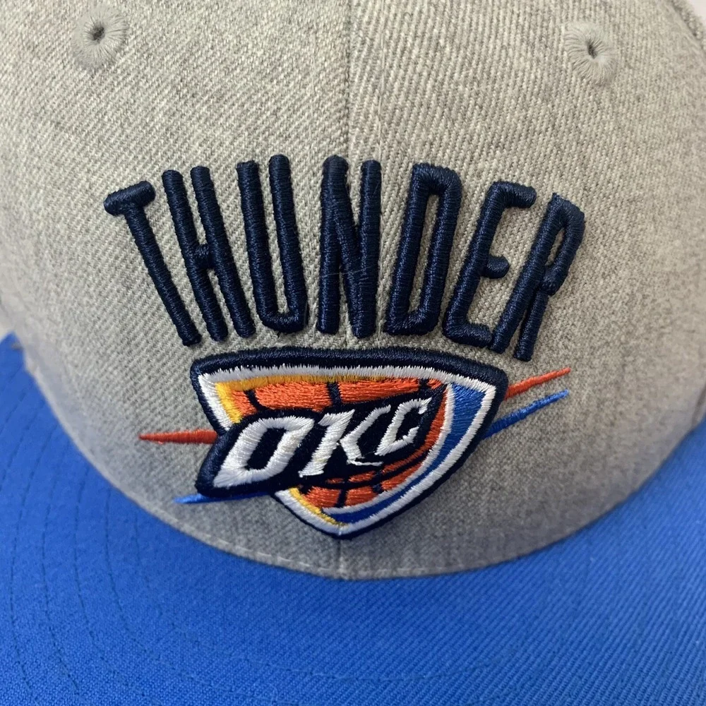 Oklahoma City Thunder OKC NBA Basketball Hat Cap adidas fitted‎  7 3/8